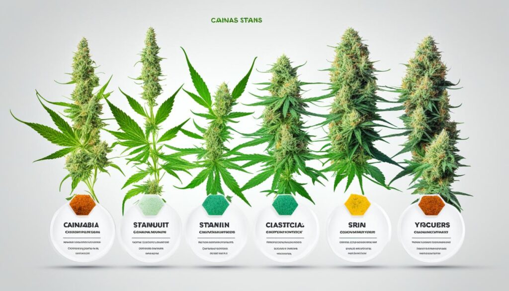 Efectos de las cepas de cannabis